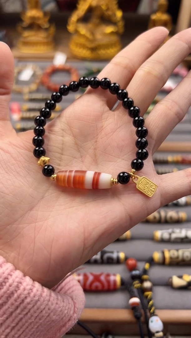 【闪购商品】玛瑙挂件银S925镶嵌手饰