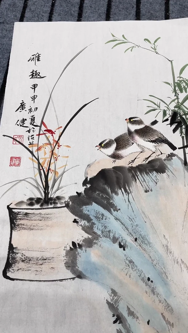 精品国画花鸟作品