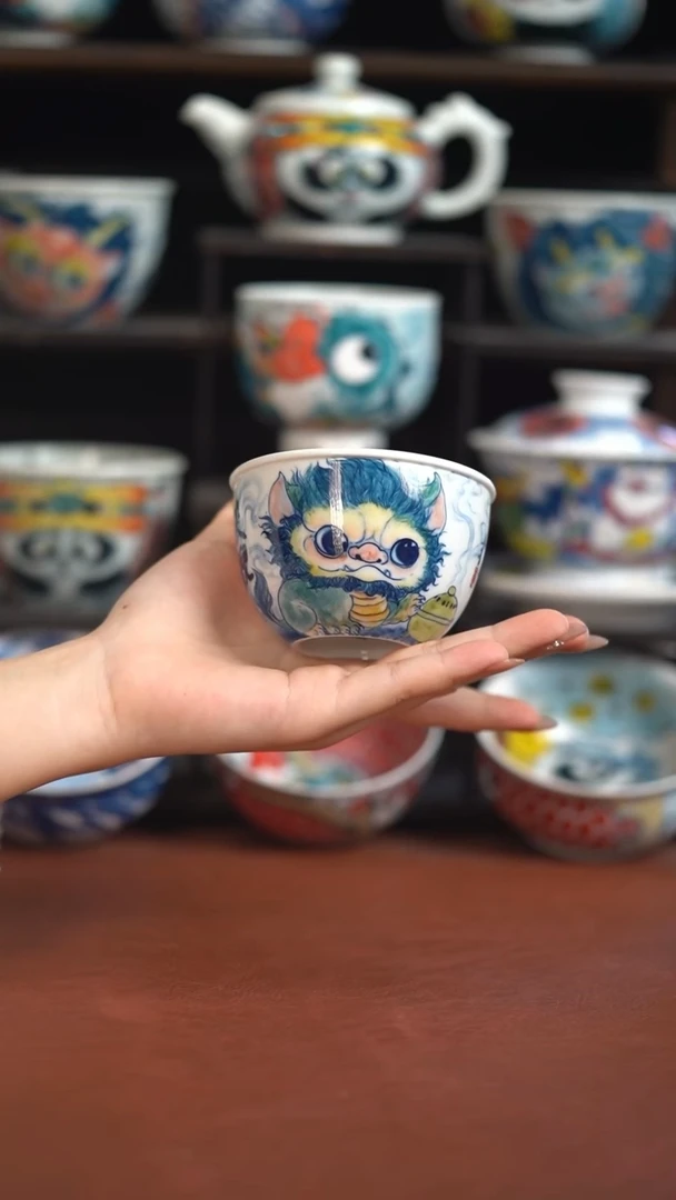 老师作品墨渊水缸杯（微瑕福利）