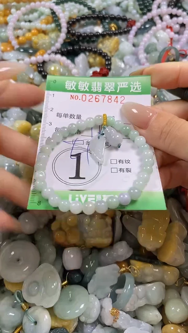 翡翠未镶嵌颈饰闪购0267842多样性发其一