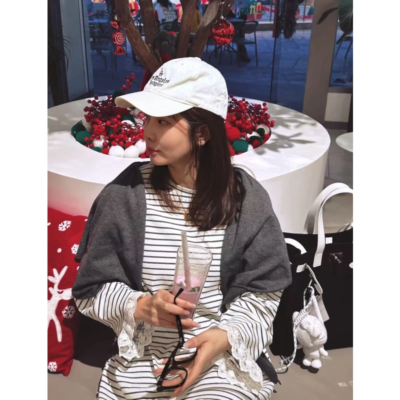 MoNvKiKiPlus3 “假面舞会”慵懒宽松百搭条纹针织圆领打底衫1130