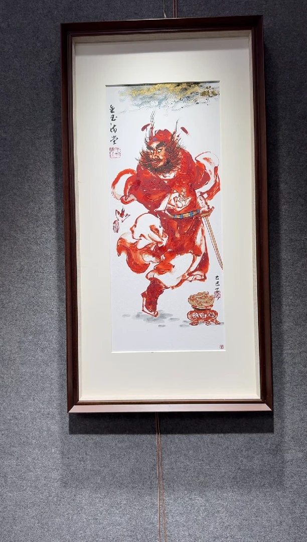国画牛百川老师手绘80x40