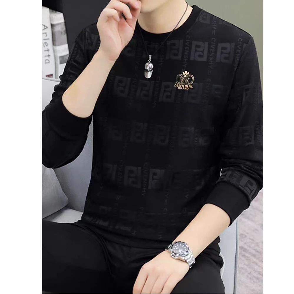 品牌断码长袖提花卫衣5126