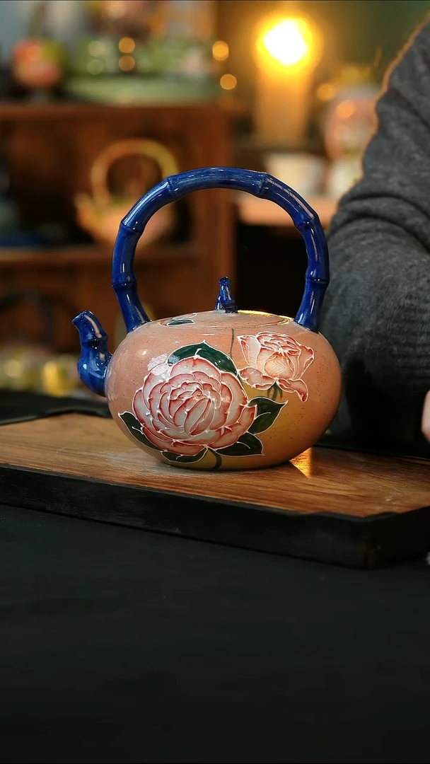 杯手绘心瓷陶瓷浮力