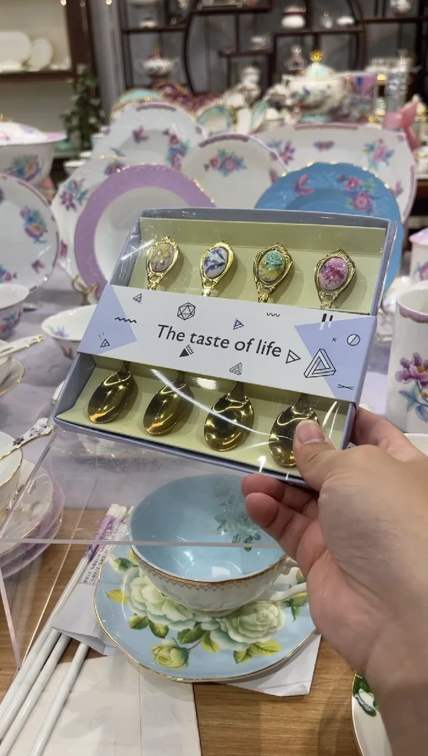 36%以上骨粉骨瓷金勺