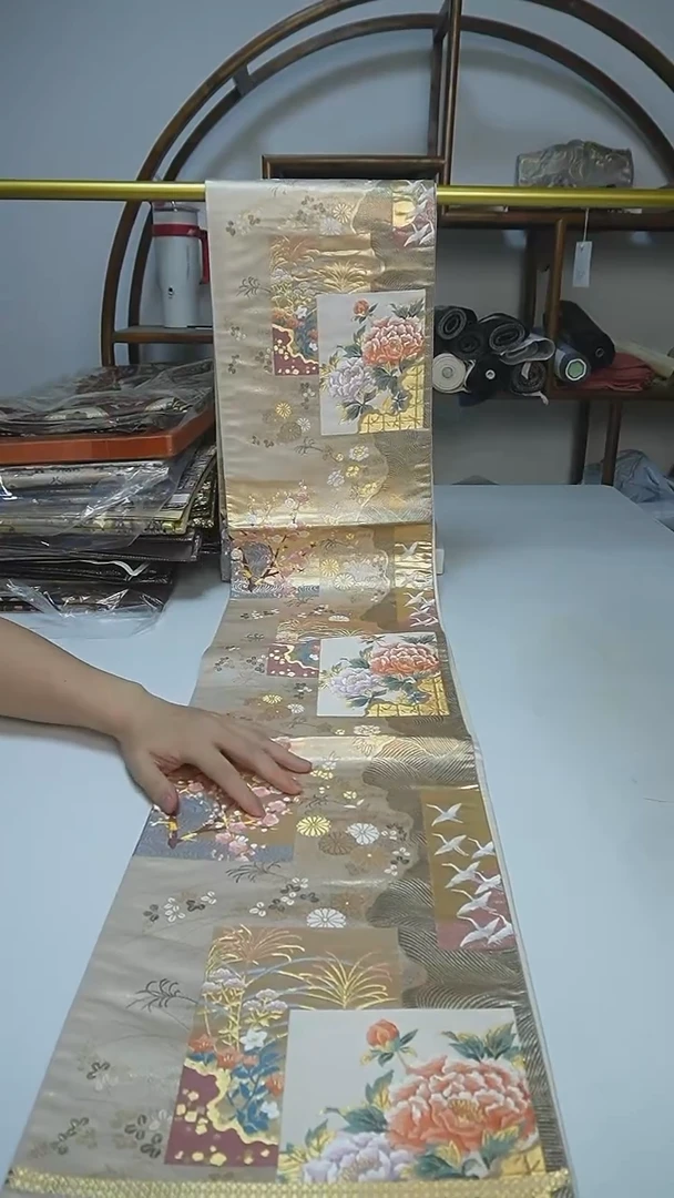 织绣3西阵织六通牡丹