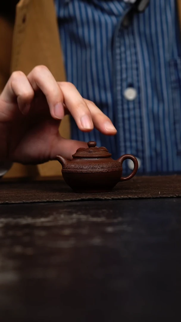 茶壶紫砂原矿手工壶38CC