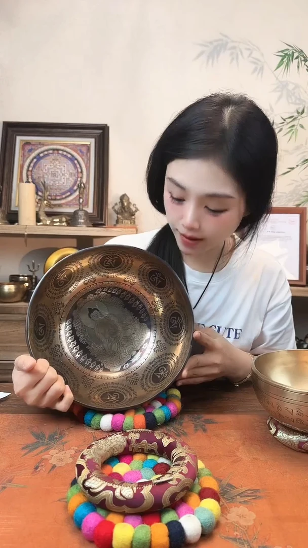 深夜福利~唐卡药师佛 25cm A调 喉轮
