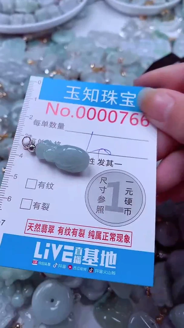 吊坠(不含链)未镶嵌翡翠766