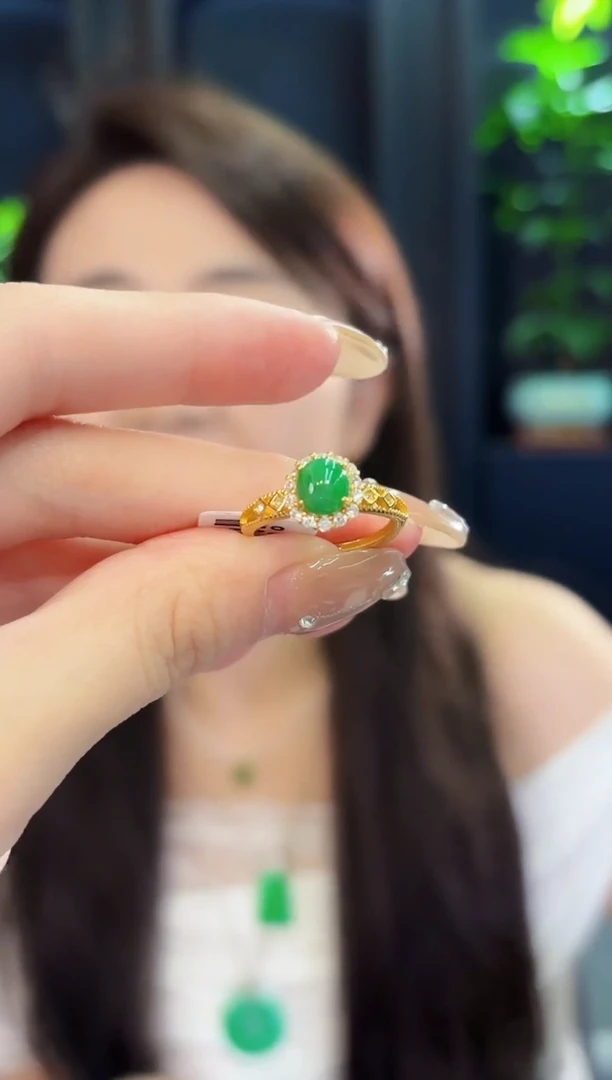 翡翠戒指未镶嵌缅料A货/多样性发货/一件