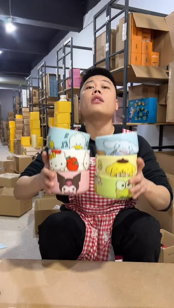 【闪购商品】杯三利鸥碗6件套 陶瓷材质