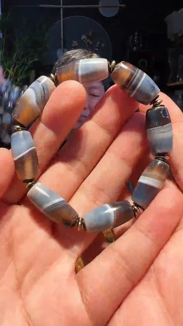 【闪购商品】玛瑙/玉髓手链未镶嵌单圈