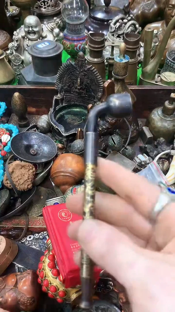 鸿兴工艺摆件把件伸缩锅子