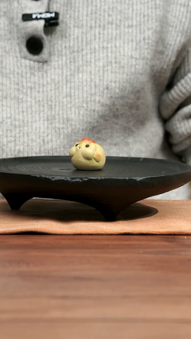 【闪购商品】紫砂茶宠茶宠-泡泡鱼-小号