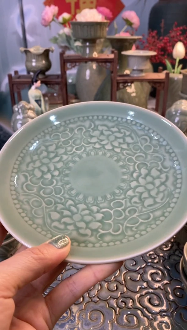 【闪购商品】6.5英寸折枝牡丹盘b000023*1只