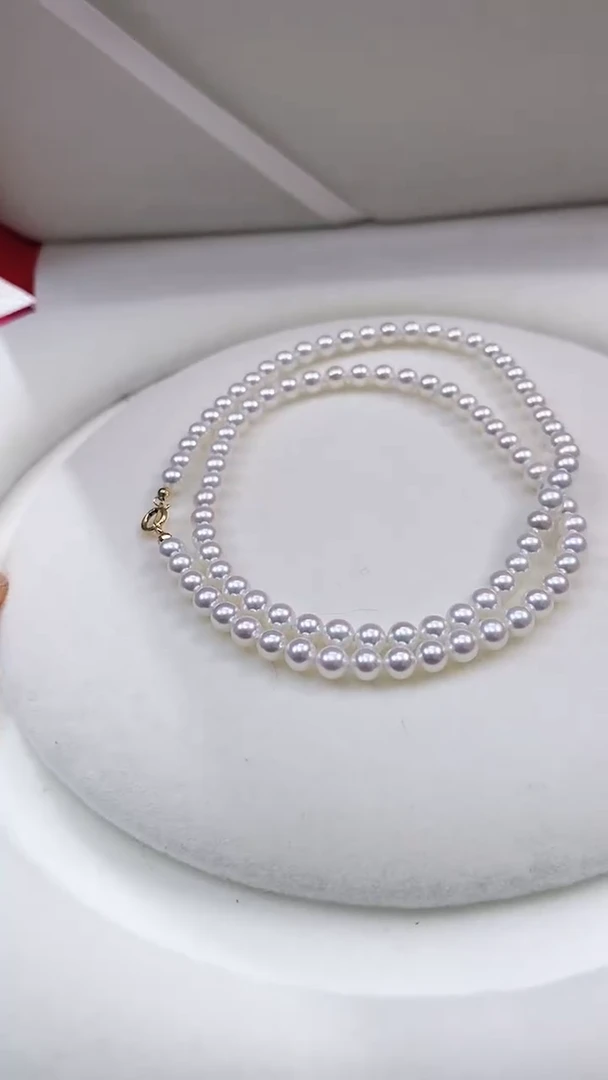 未镶嵌淡水珍珠珠宝奇石珍珠项链卡4.0
