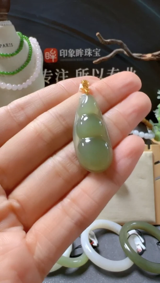 颈饰银S925镶嵌和田玉/支持复检/多样性发一cg
