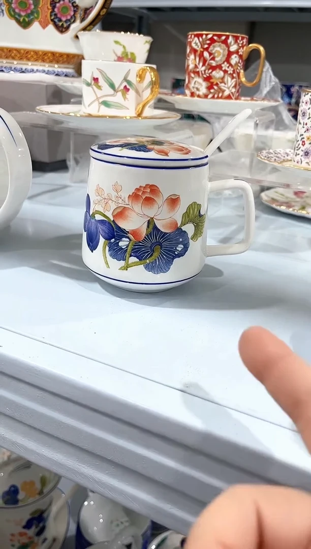 瓷片陶陶瓷（简装）杯子一套