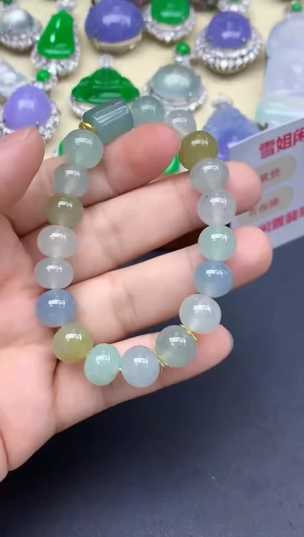 未镶嵌手链翡翠449-中国好珍宝