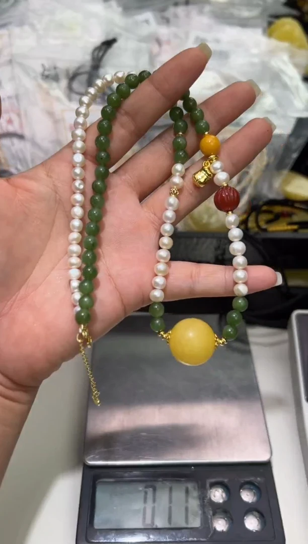 裸石琥珀未镶嵌琥珀蜜蜡吊坠多样性发一条