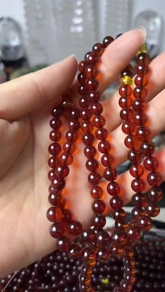 【闪购商品】琥珀手链未镶嵌矿坑