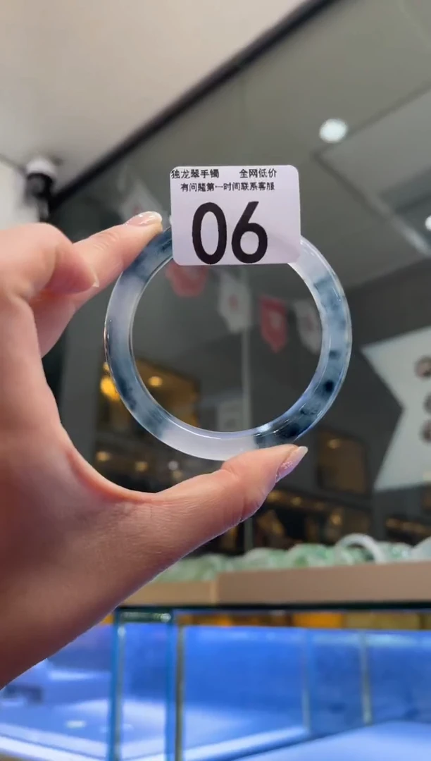 石英质玉手镯未镶嵌06  62-63圈口可戴