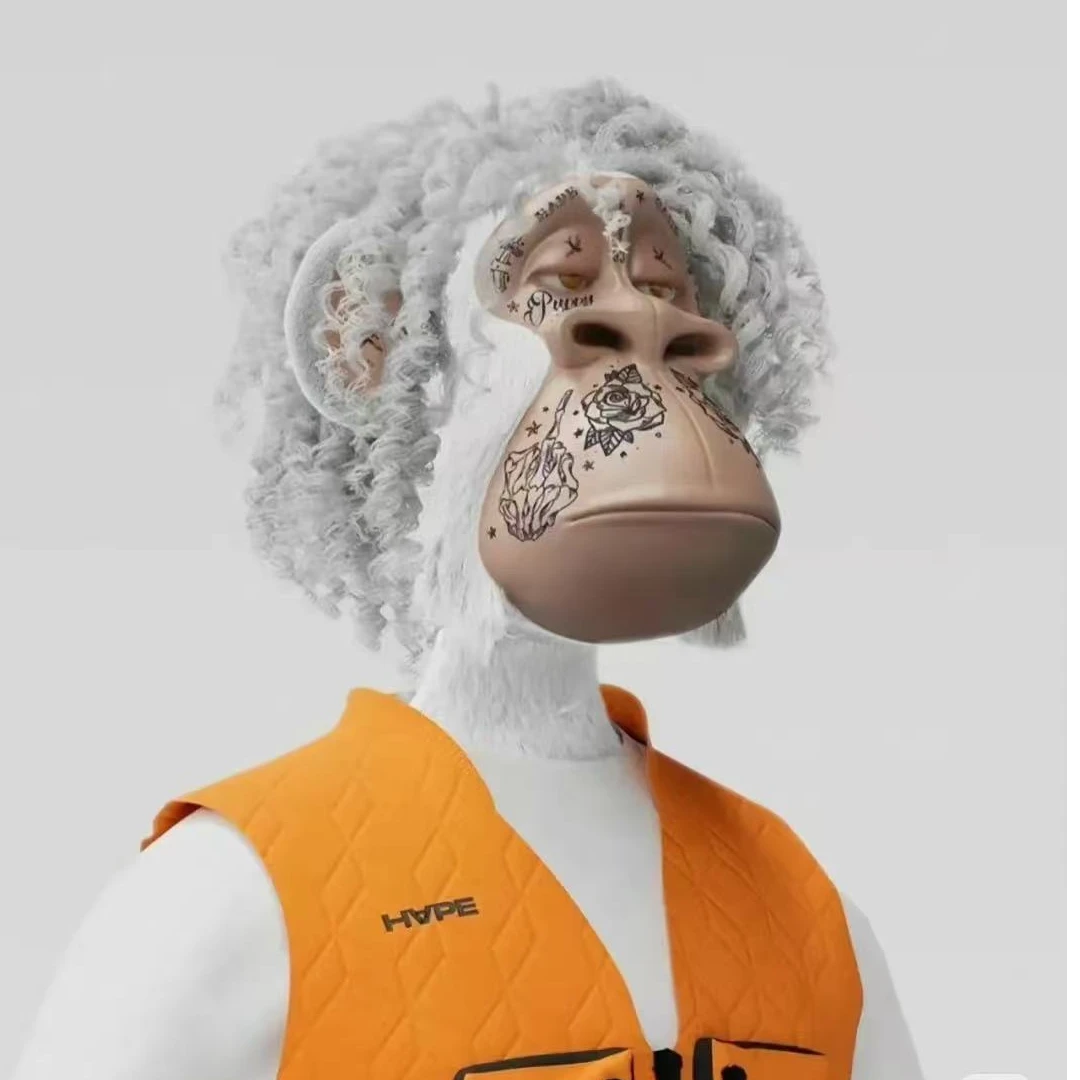 2038橙色【鸟叔男装】新款防寒工装连帽保暖外套