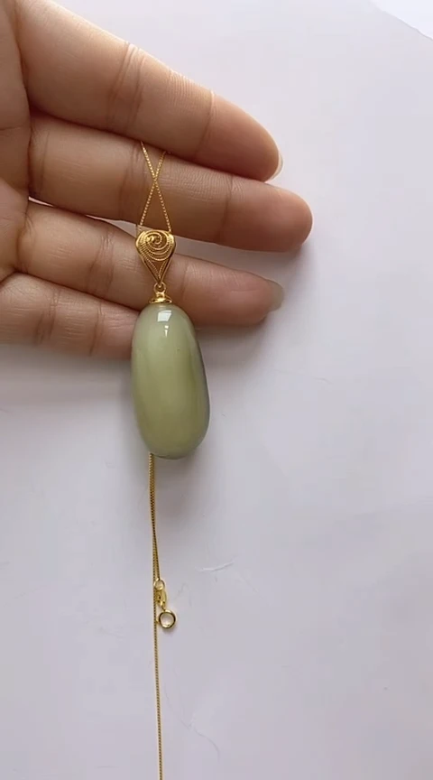 【闪购商品】琥珀裸石银S925镶嵌琥珀吊坠
