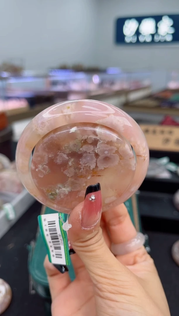 石英质玉手镯未镶嵌54圈口（赠品镯心）6658196