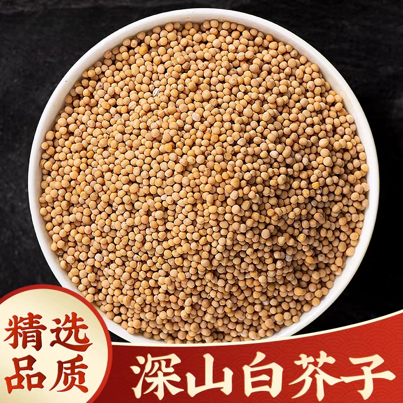 白芥子正品道地精选无硫新货白芥子滋补养生搭配枸杞泡水泡茶喝