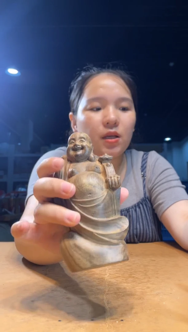 风车木（黑檀木）其他（ 直播推荐 ）如意弥勒