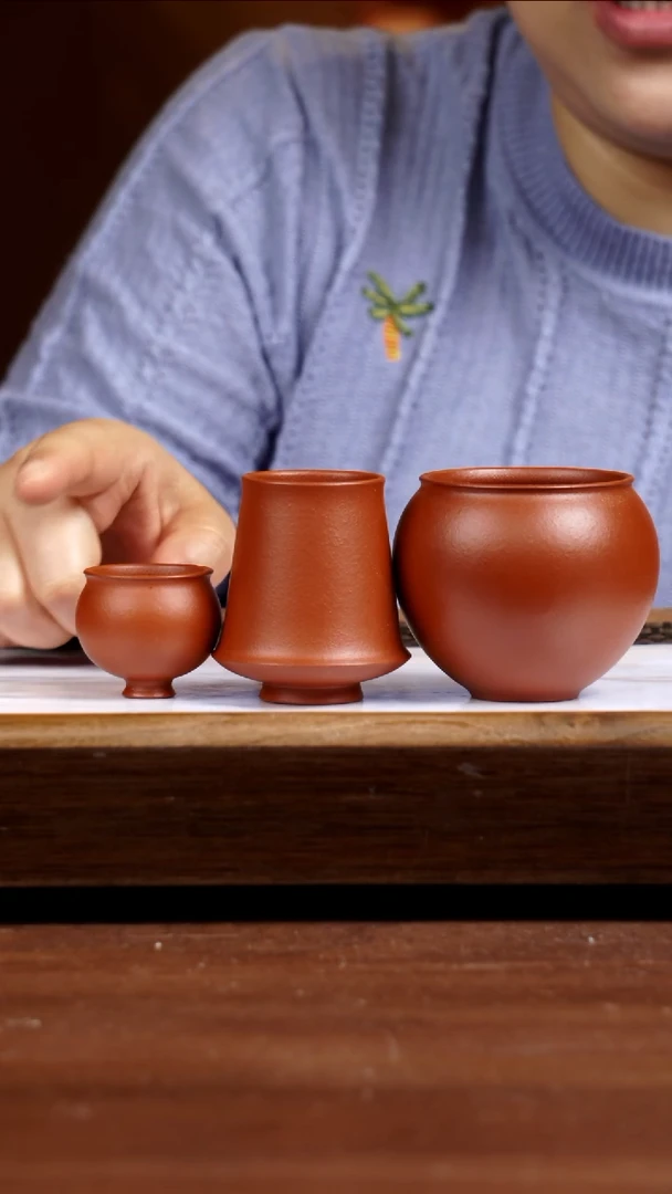 茶壶紫砂朱泥吉祥三宝