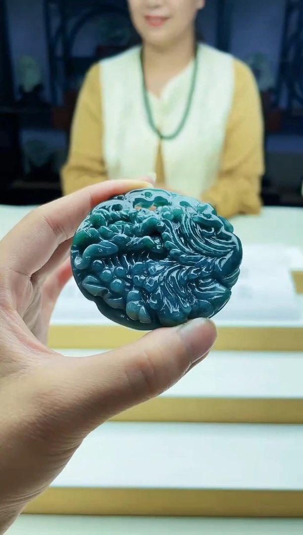 定制翡翠未镶嵌毛货08020292多样性发其一