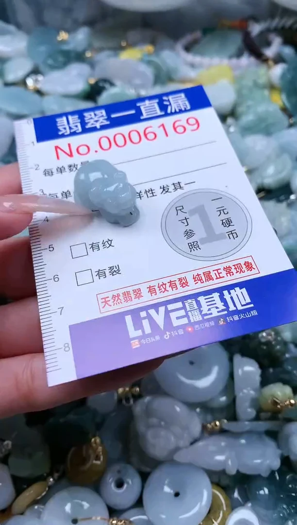 【闪购商品】翡翠吊坠(不含链)未镶嵌6169