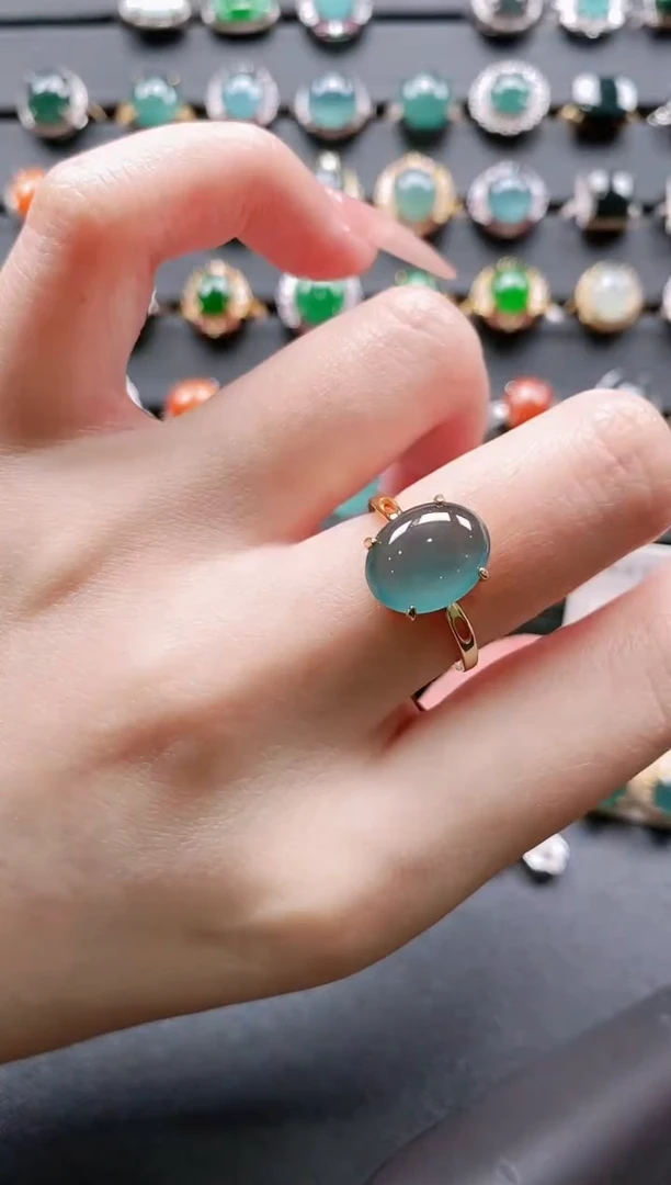 【闪购商品】翡翠戒指银S925镶嵌11111111