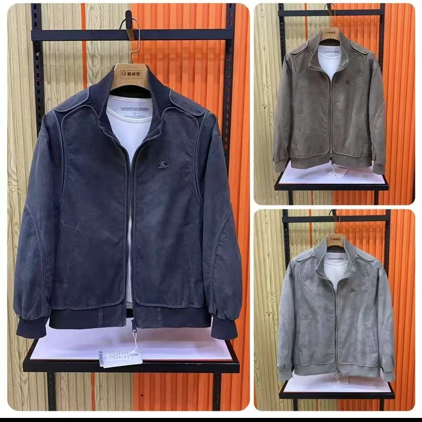 新款高品质男士立领休闲夹克