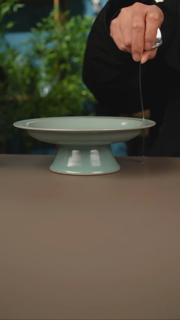 仿古高足果盘微暇