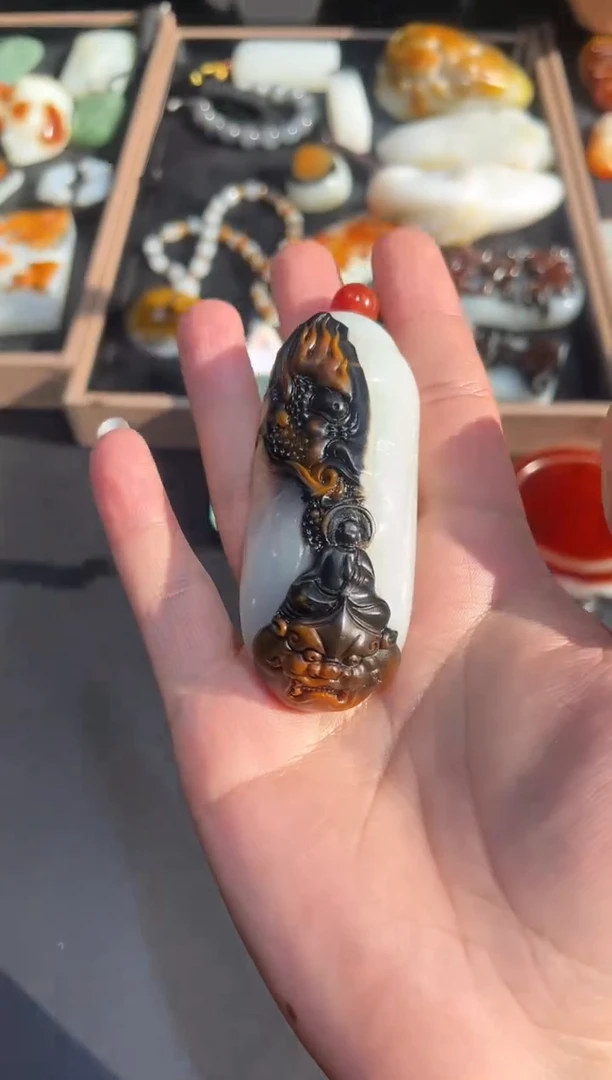 颈饰未镶嵌和田玉（子料）YL-DS-12.14-30