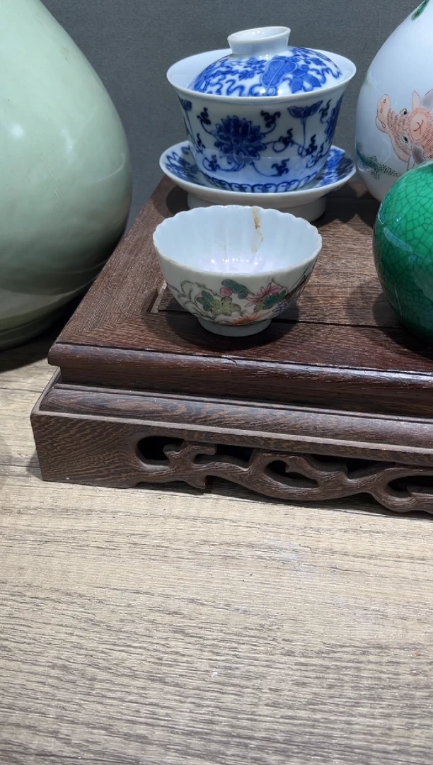 瓷片木*～A846  瓷器小摆件小摆件