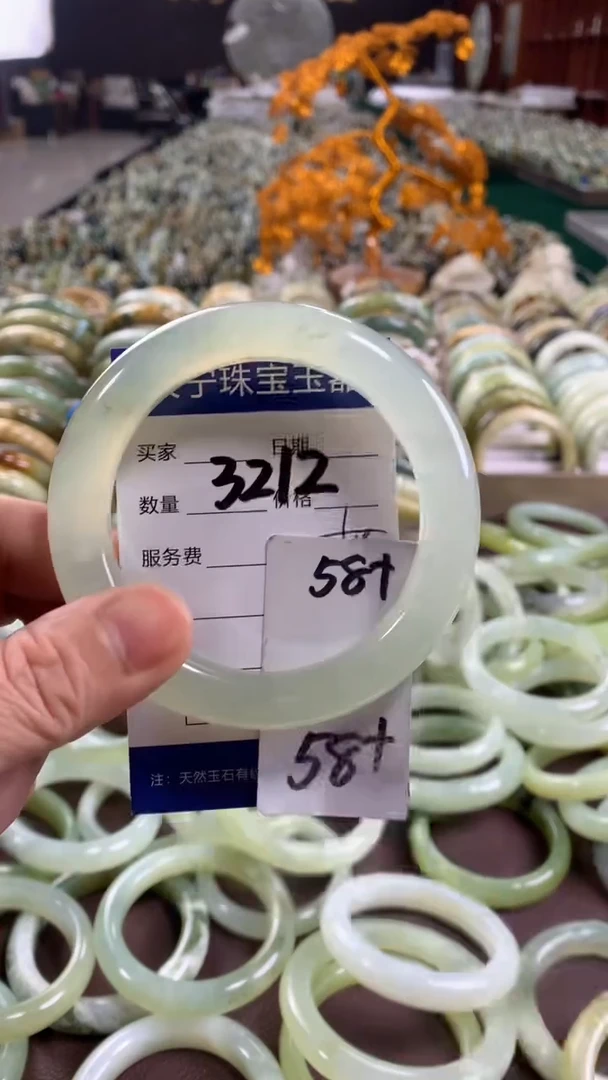 未镶嵌蛇纹石玉手镯3212