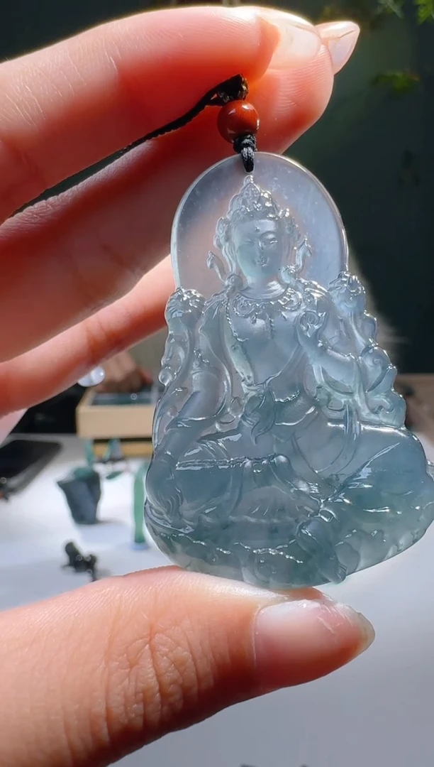 【闪购商品】翡翠颈饰未镶嵌天然A货翡翠