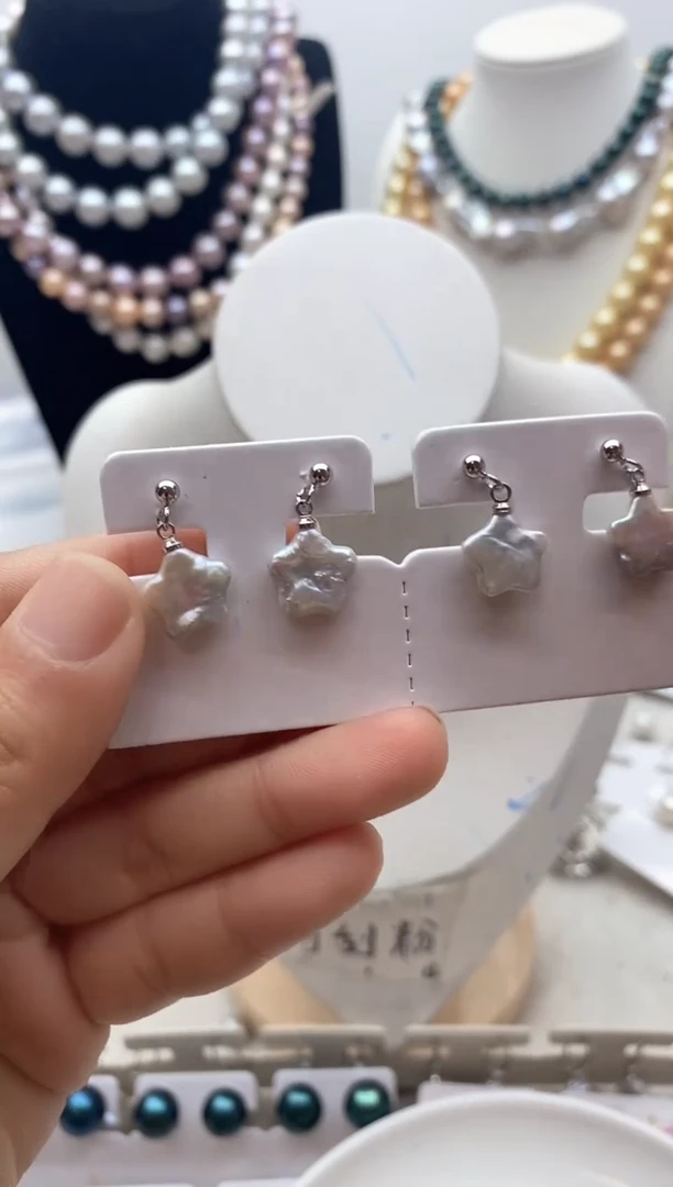 【闪购商品】淡水珍珠颈饰钛钢29