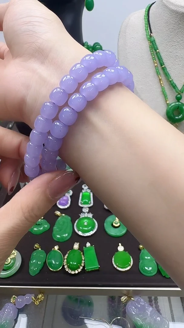 紫行珠手串6mmaa