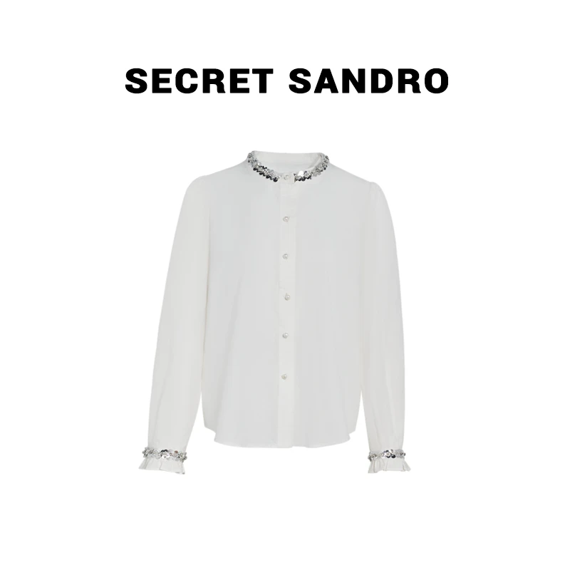 【亮片衬衫】【Secret Sandro】 楚楚  上衣 S25213033Q