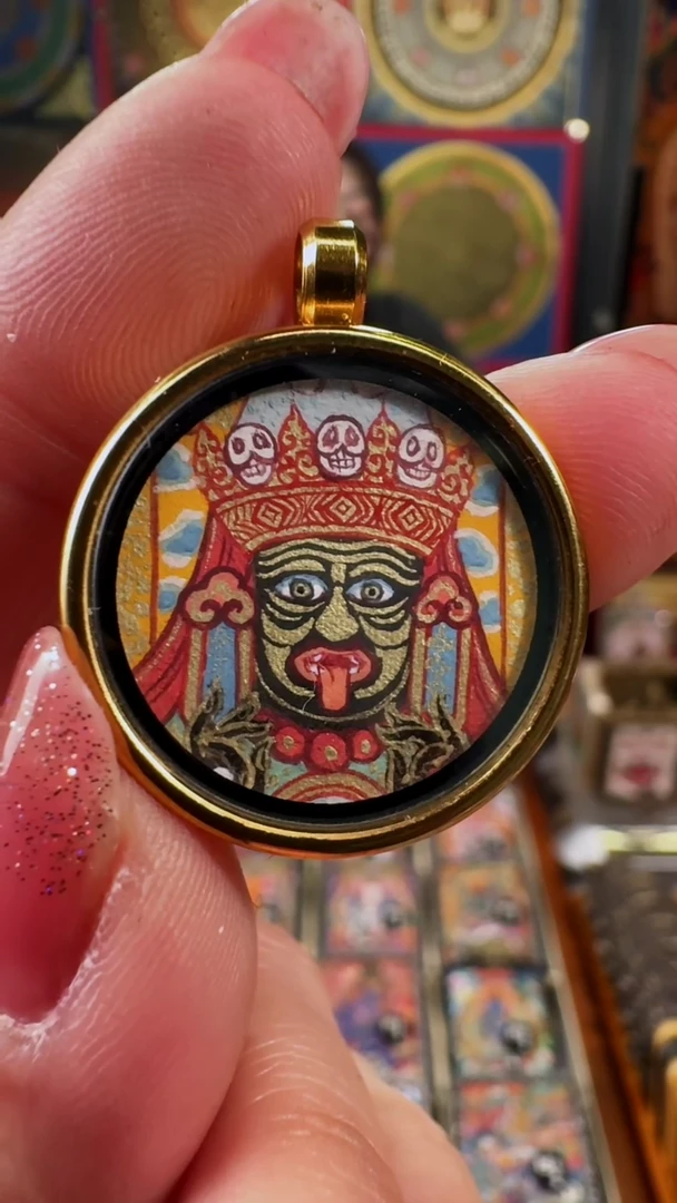 【闪购商品】吊坠 壹善缘城手绘唐卡新春大促