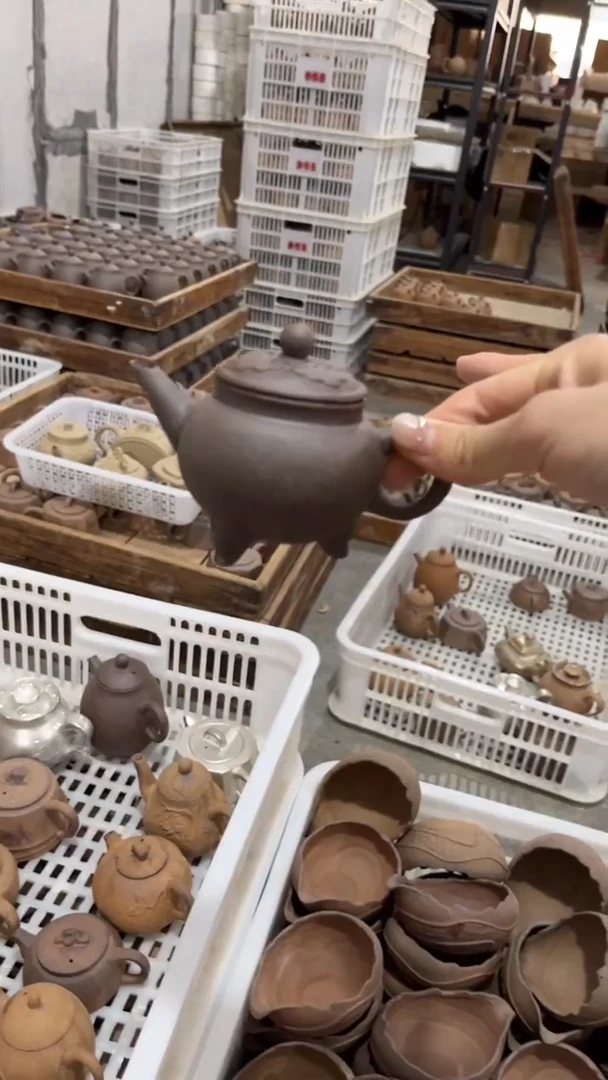 【微瑕壶 不退不换】三足如意壶 【定制款】【不支持七天无理由】