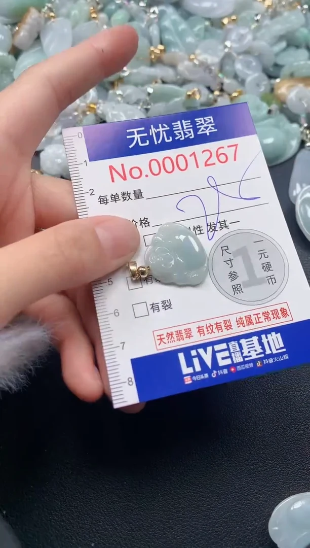 吊坠(不含链)未镶嵌翡翠1267