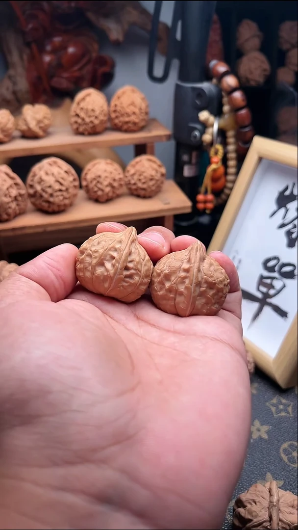 吊坠文玩核桃龟甲纹34