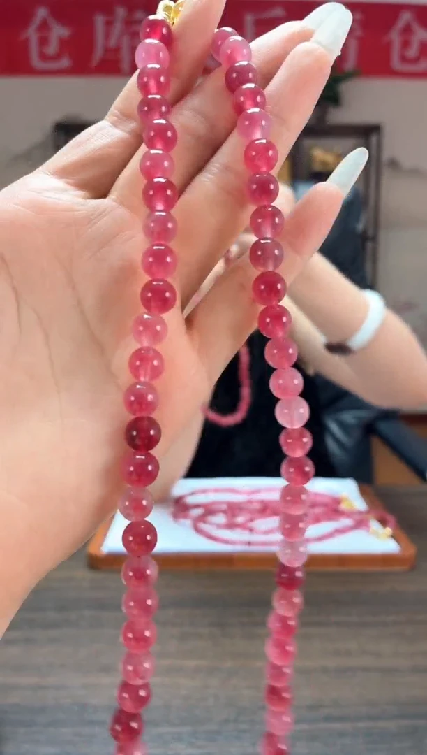 高定珠宝冰红项链LX2549S088