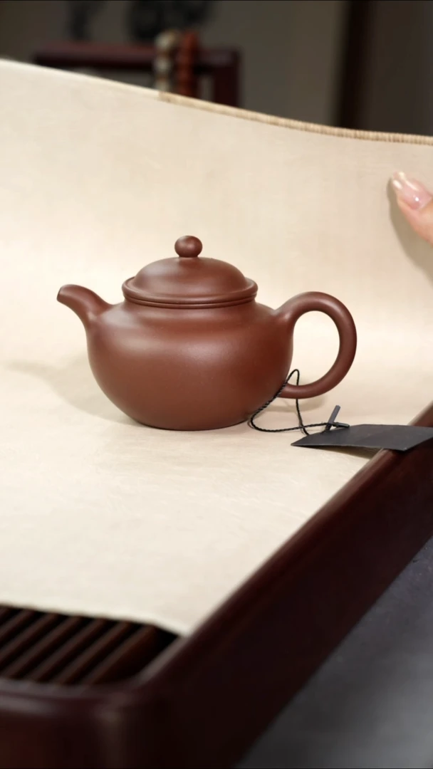 茶壶紫砂景舟小掇球-底槽清-230cc